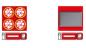 Preview: Allroubd 4 50511004 (25) K Italforni TK4 Pizzaofen, elektro, 4 Pizzen 32cm